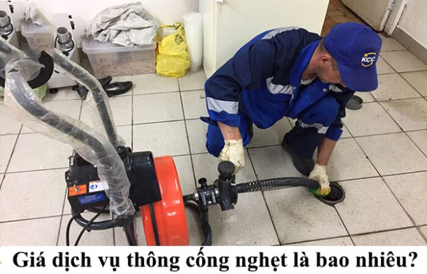 giá dịch vụ thông cống nghẹt là bao nhiêu